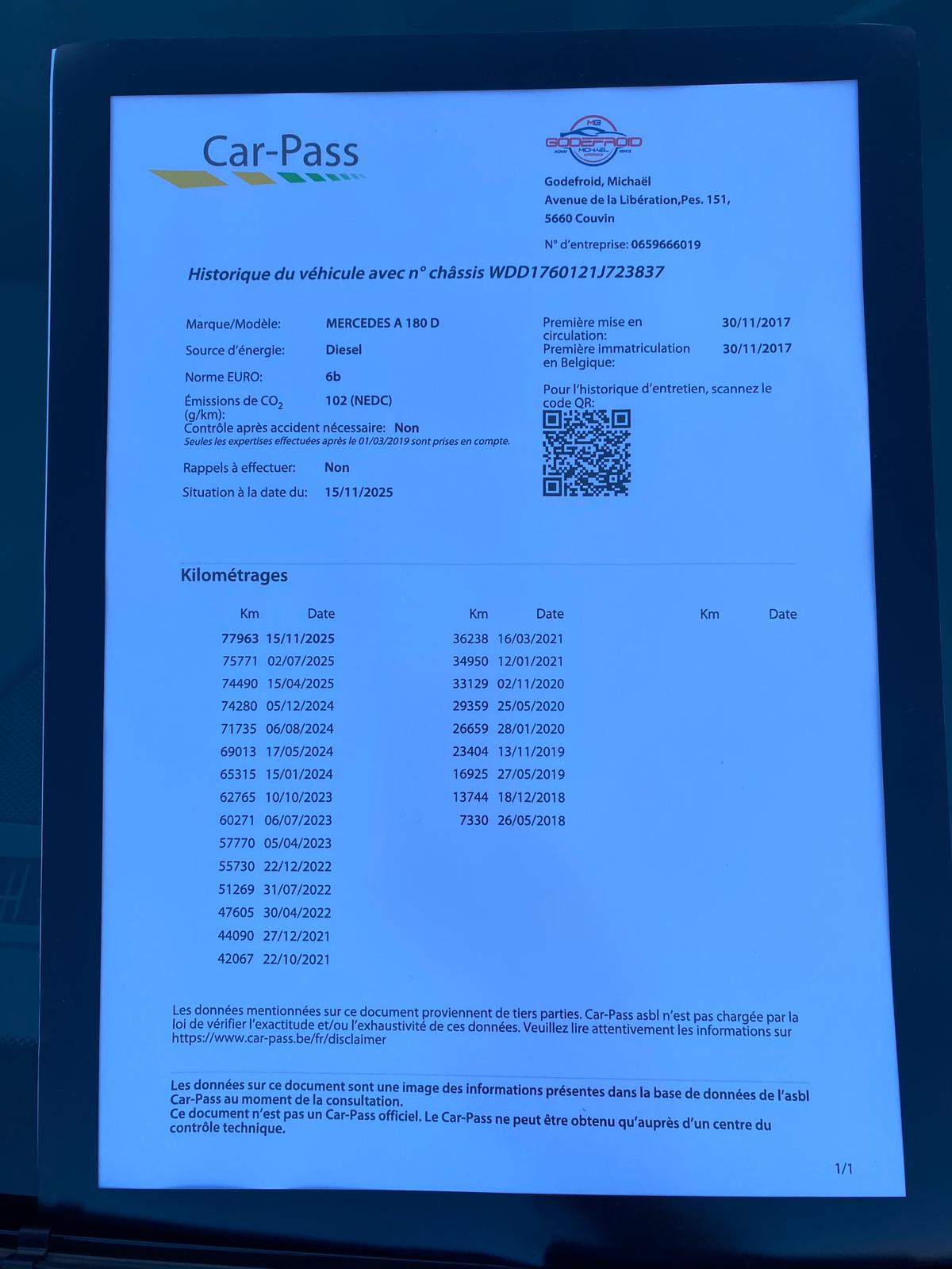 MERCEDES CLASSE A 180D