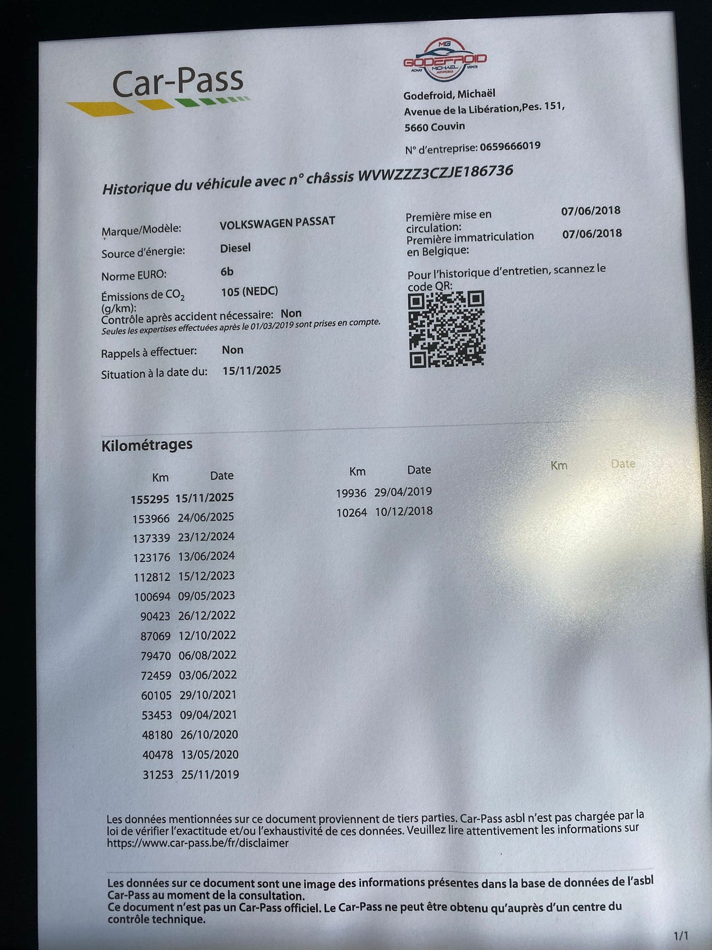 VW PASSAT BREACK 1600 TDi